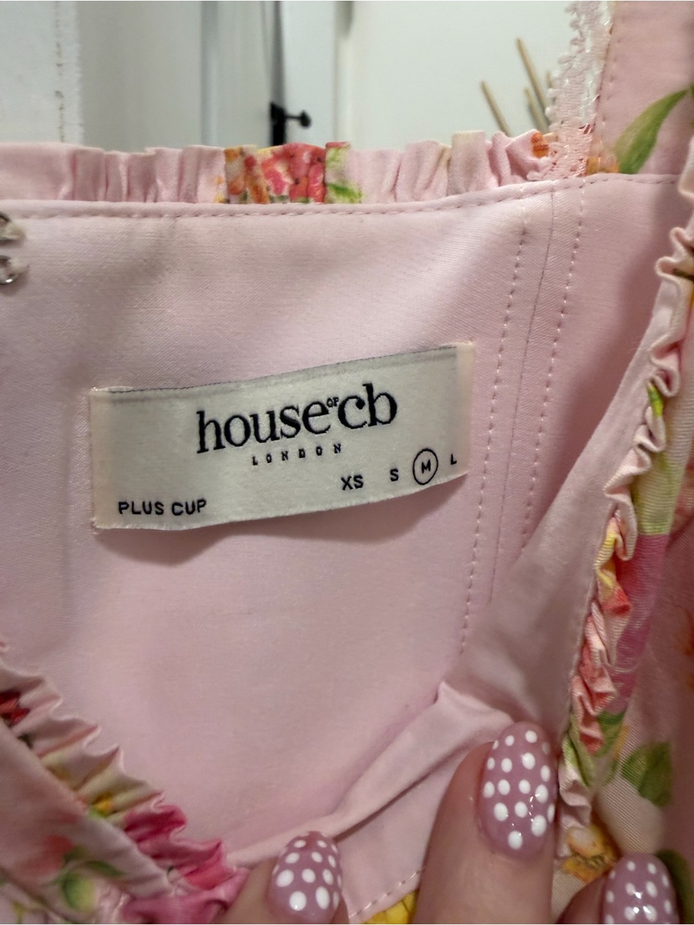 House of CB Pink Floral Maxi Dress - Picture 4 of 4